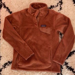 Fuzzy Quarter button down sweatshirt